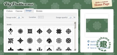 网页背景平铺图片在线制作下载-bgpatterns