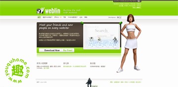 3D形象网页即时聊天工具-Weblin