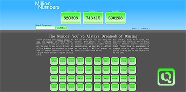 百万数字自由认领-MillionNumbers