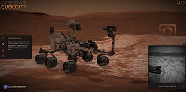 3D模拟好奇号火星探测器-Experience Curiosity