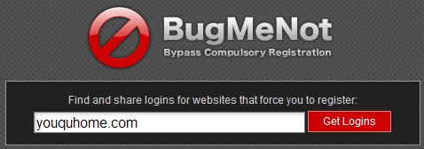 任意网站免注册登陆-bugmenot