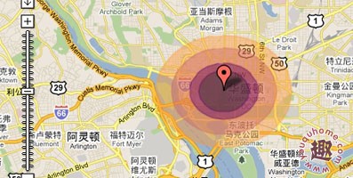 Google地图模拟核爆炸威力-Carlos labs