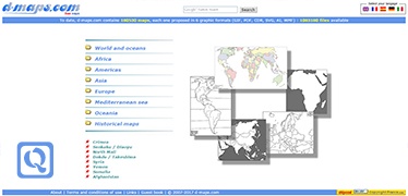 世界范围矢量地图下载-D-maps