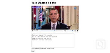 让奥巴马为你读文字-Talk Obama To Me
