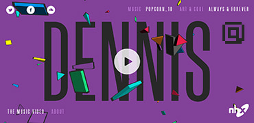 由代码生成的音乐视频-DENNIS